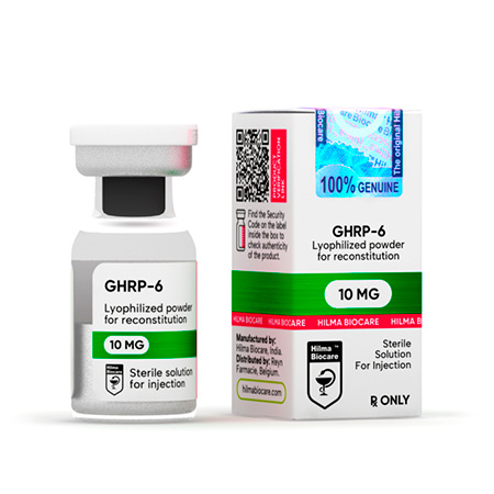 G6_01-2 GHRP-6 (10 mg/vial) – Hilma Biocare - Image 1